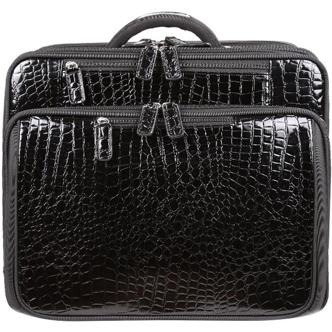 Francine Collections FFSROLLER1 Croco Laptop Roller Case 17"
