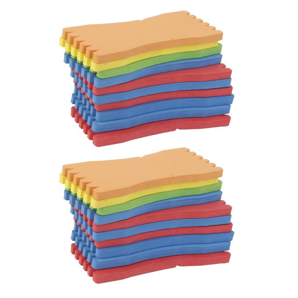 Lots 20 Fishing Foam Winding Board Hook Leader Wire Board Tackle Accessorie