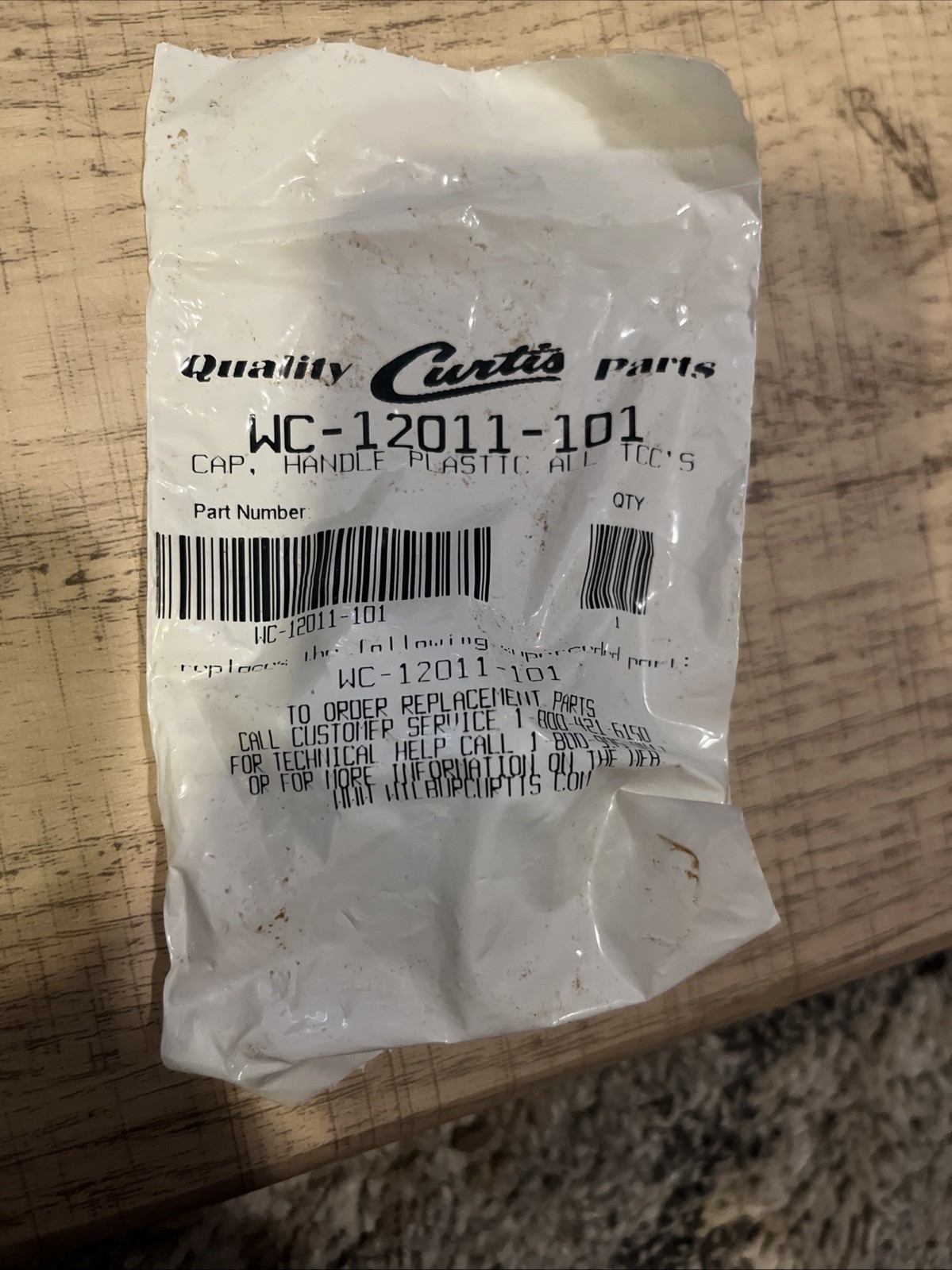 WC-12011-101 Cap, Valve Handle, TCCS Wilbur Curtis
