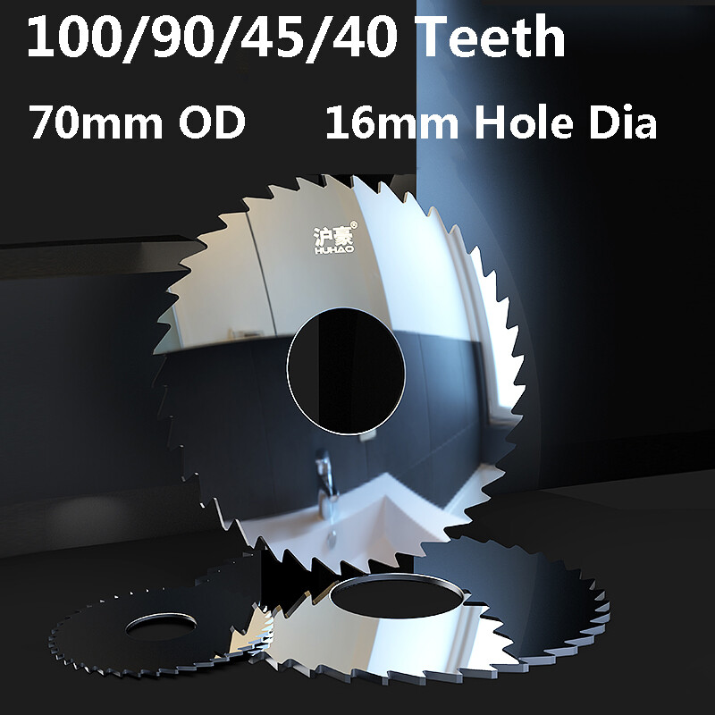 100/90/45/40 Teeth Carbide Circular Slitting Saw Cutter Cutting Tools OD 70mm
