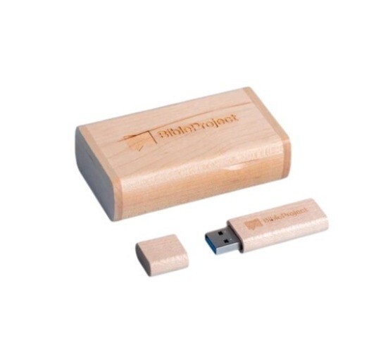 BibleProject Videos Study Notes Posters Wooden Flash Drive and Box