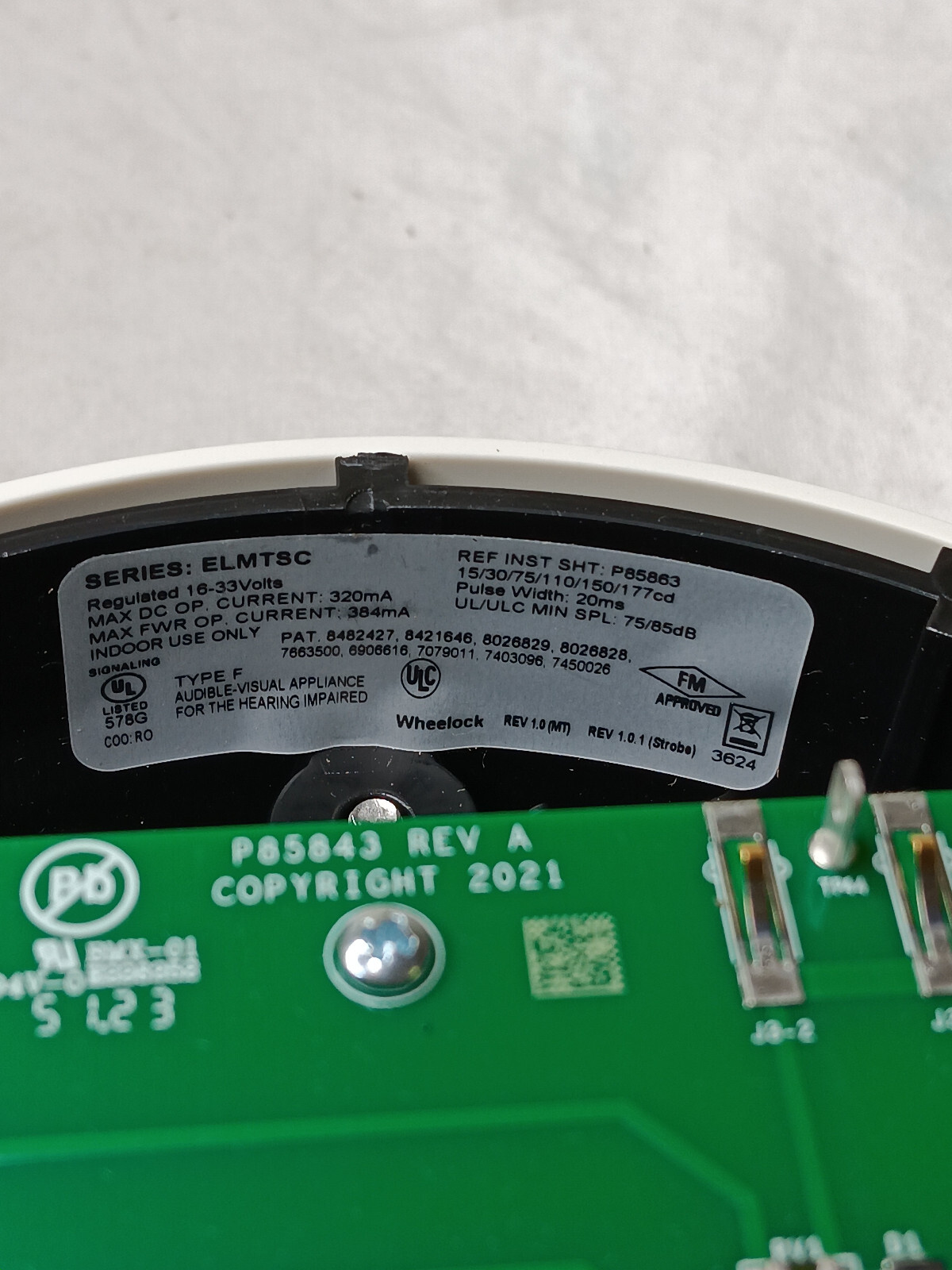 Eaton ELMTSWC Eluxa Multitone Strobe
