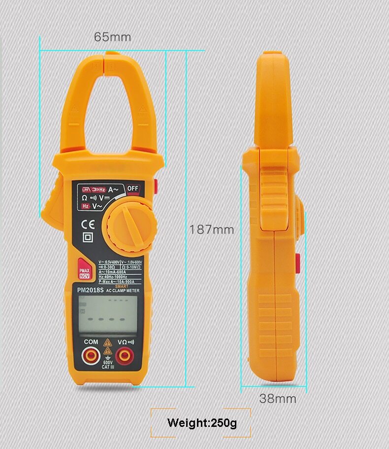 Digital Clamp Meter Digital Multimeter Ammeter Resistance/ AC / DC/ Voltage