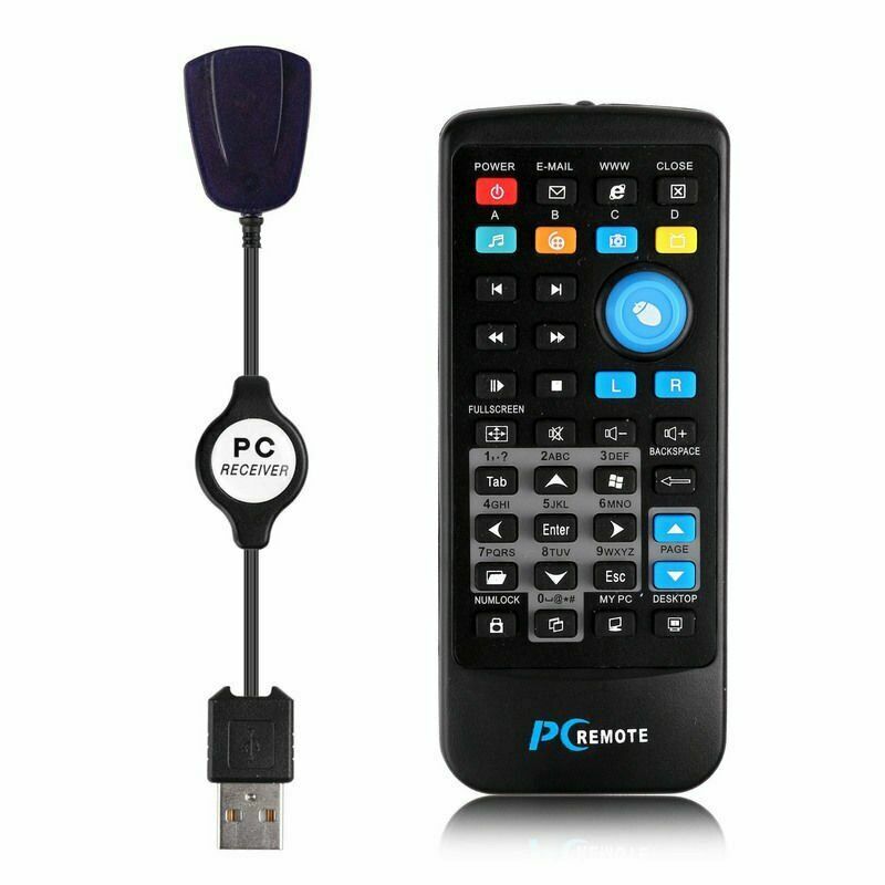 Wireless USB Laptop PC Mouse Keyboard Remote Control Media Center Controller