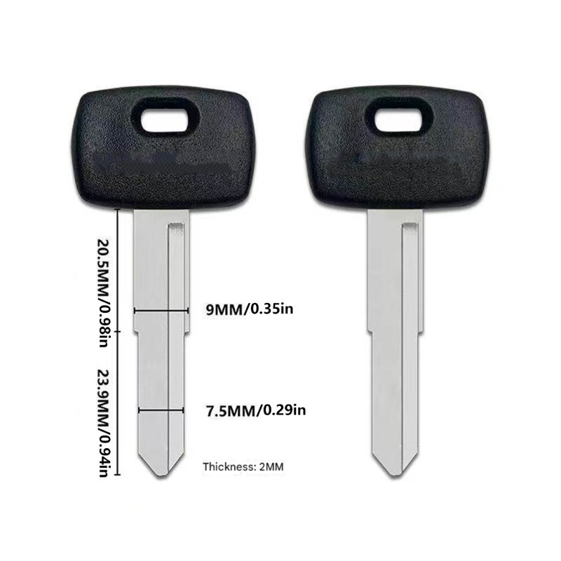 Accuracy Fit Replacement Key Empty Permanent Metal for Key Cutting