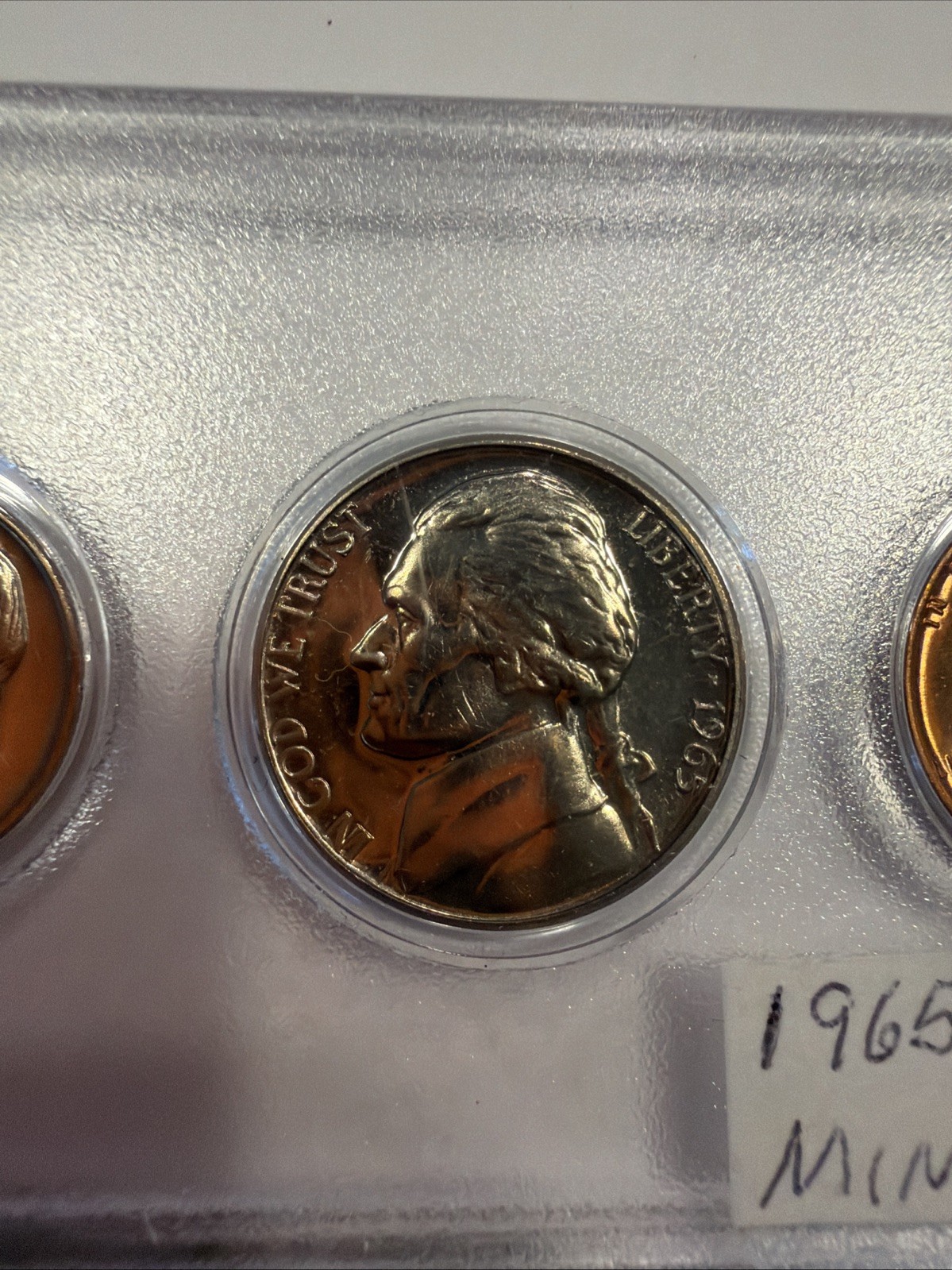 1965 Special Mint Set 40% Silver 50c Only 032816