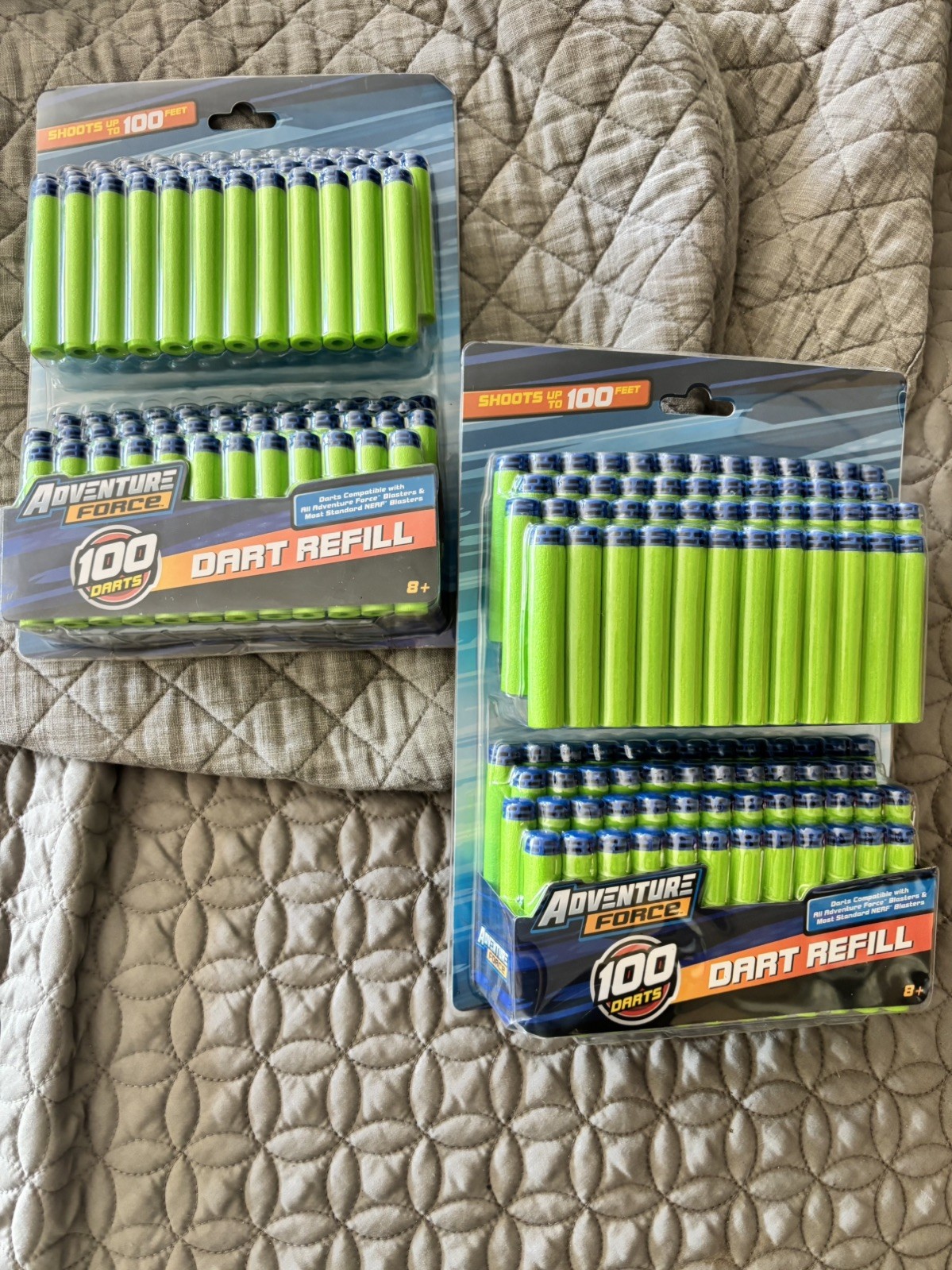 2 Pack Adventure Force 200 Soft Foam Darts Refill Ammo Compatible  w/ Blasters