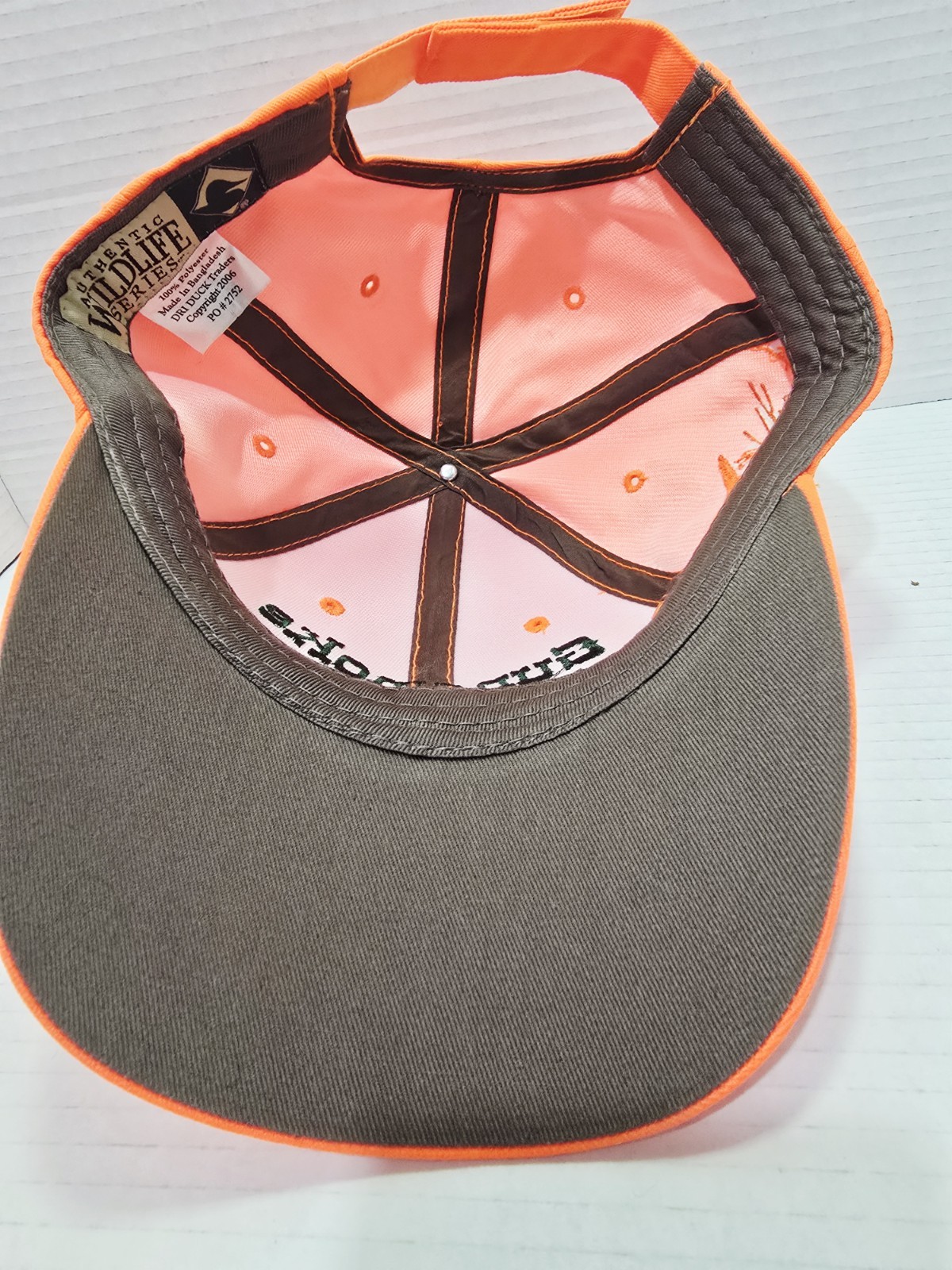 Lot Of 2 Hunting Outdoor Hats Dri Duck Cabela's Snap Back Trucker Adjustable