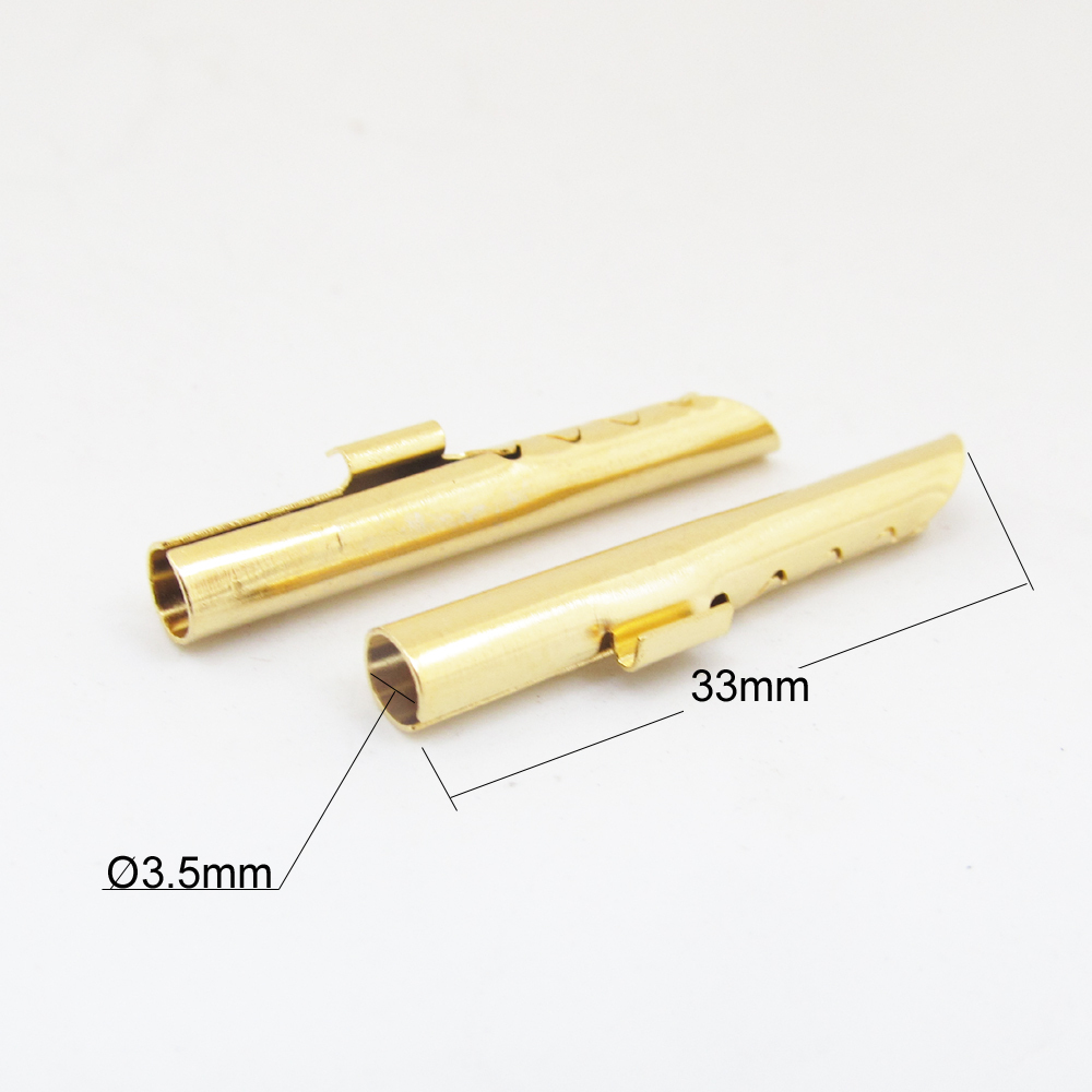 10pcs Gold Copper Audio BFA Z-Type 4mm Banana Plug Speaker Cable Connector
