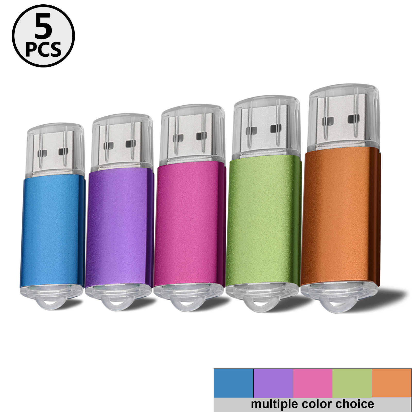 5/10 Pack USB Flash Drive USB 2.0 Memory Stick Thumb Pen Drives Data Storage LOT