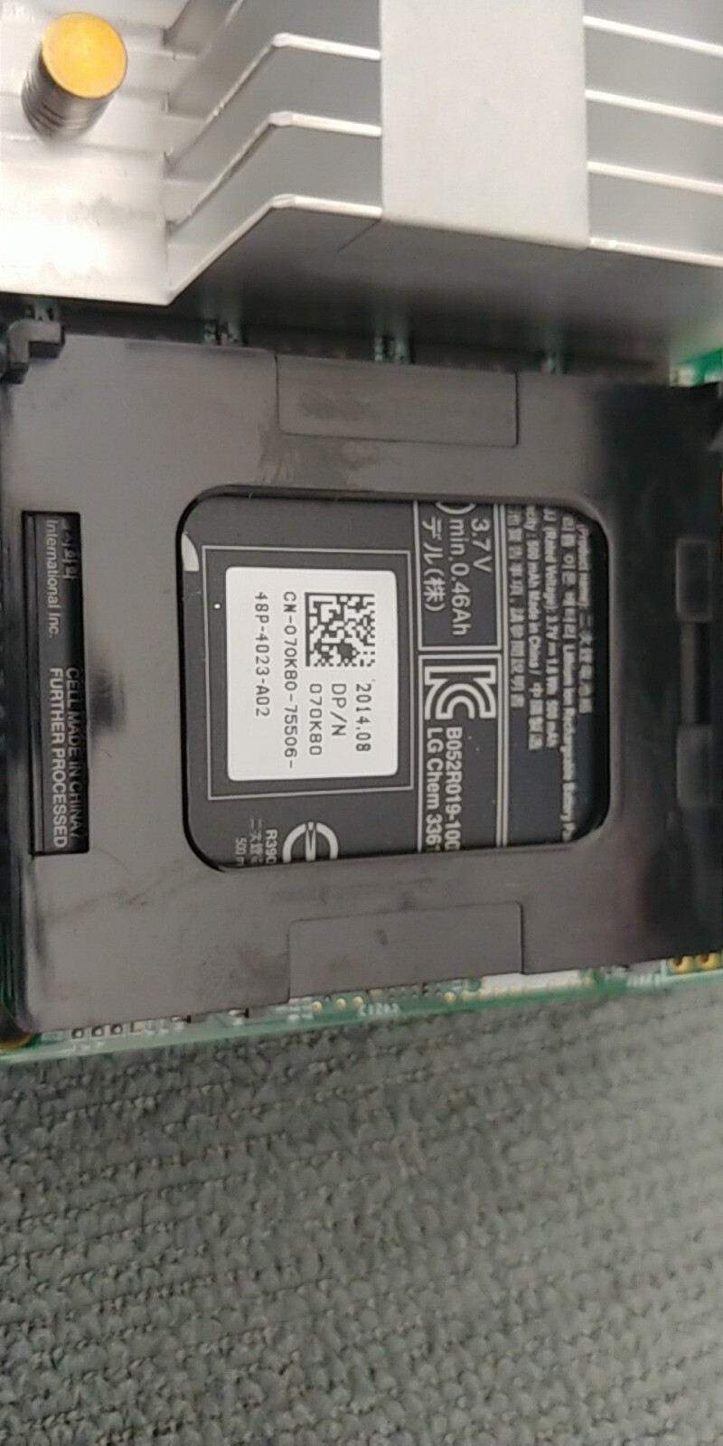 Dell 5CT6D / 70K80 PERC H710 6GB/s RAID Controller w/ Battery