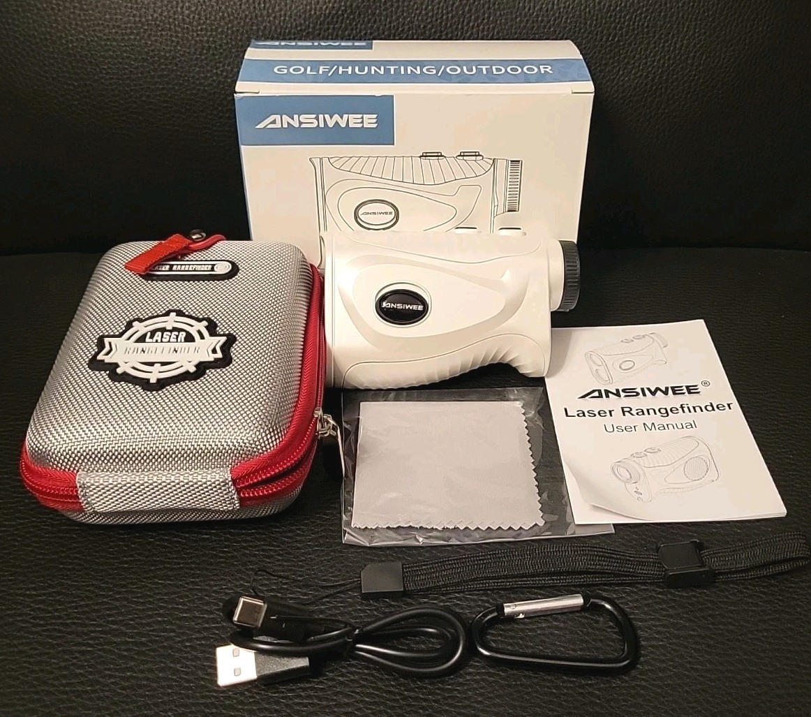Aniswee Compact 1200 Yard Golf Rangefinder W/Slope 7X Zoom Shooting Hunting NEW