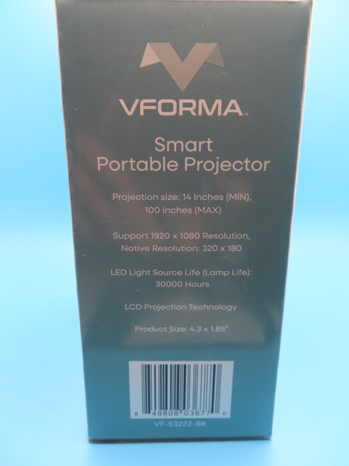 Vforma Digtal Smart Portable Projector