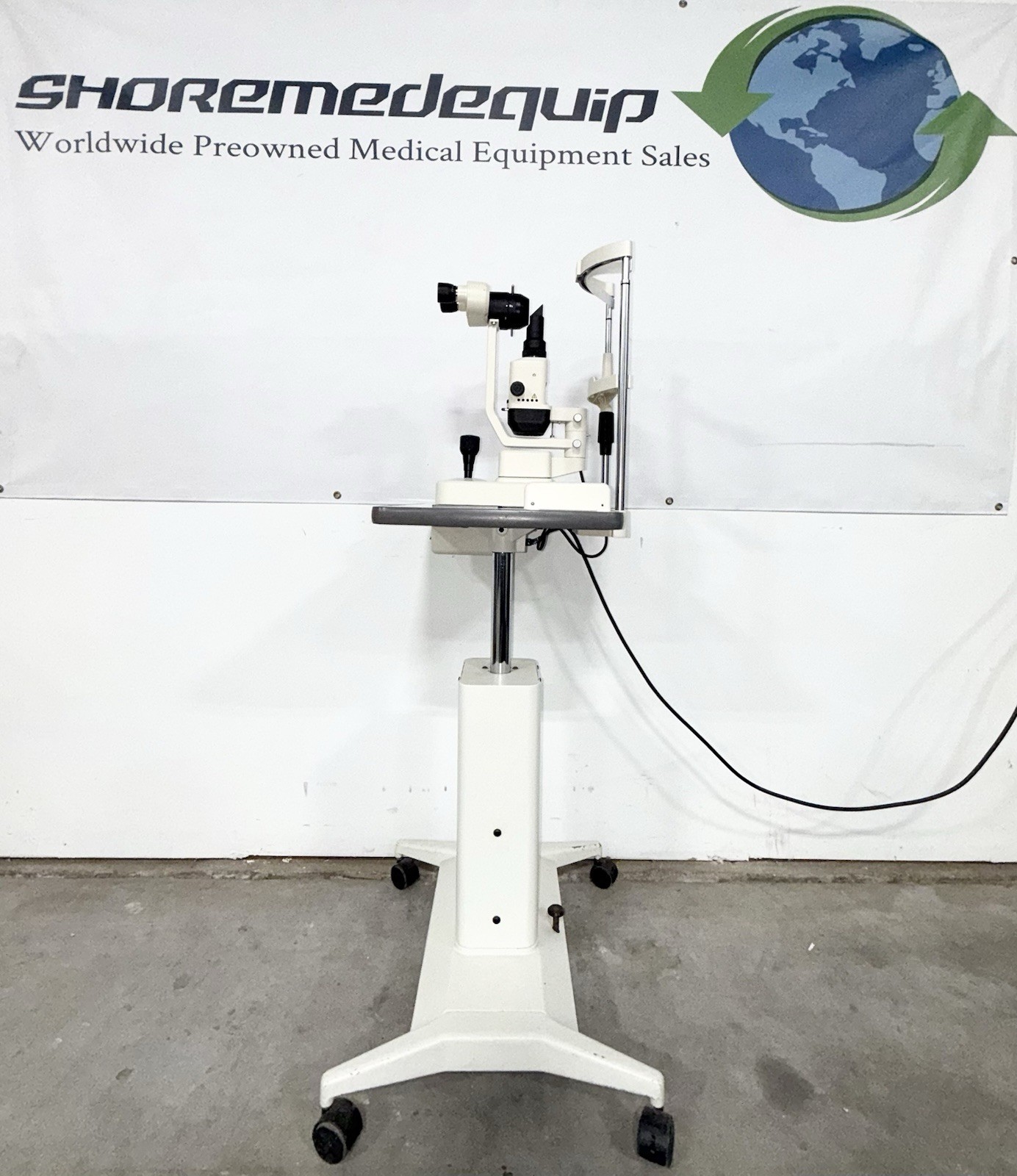 TOPCON SL-1E SLIT LAMP WITH CART