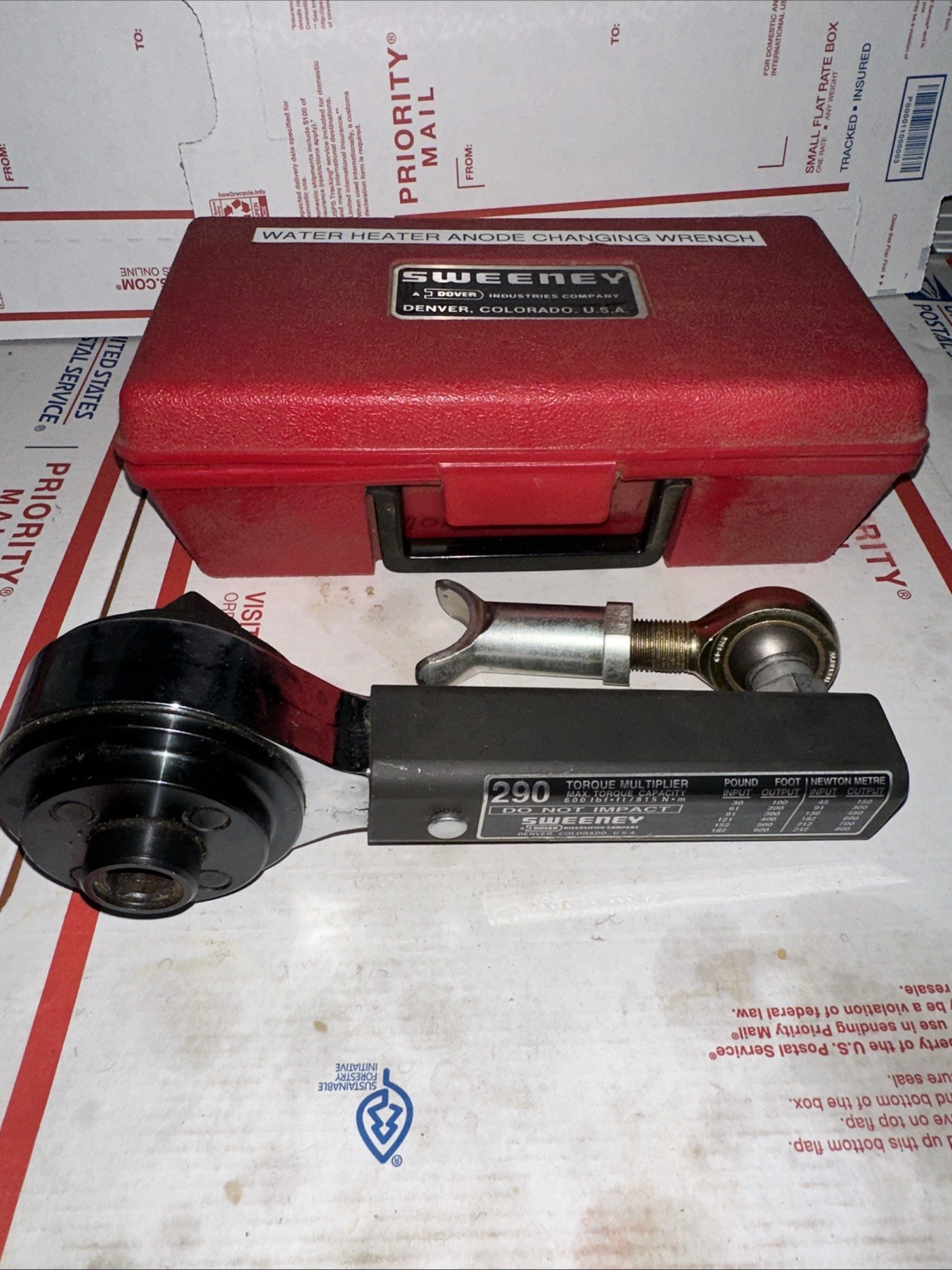 Sweeney Torque Multiplier Max Output 600 Lb Ft / 815N m  USA