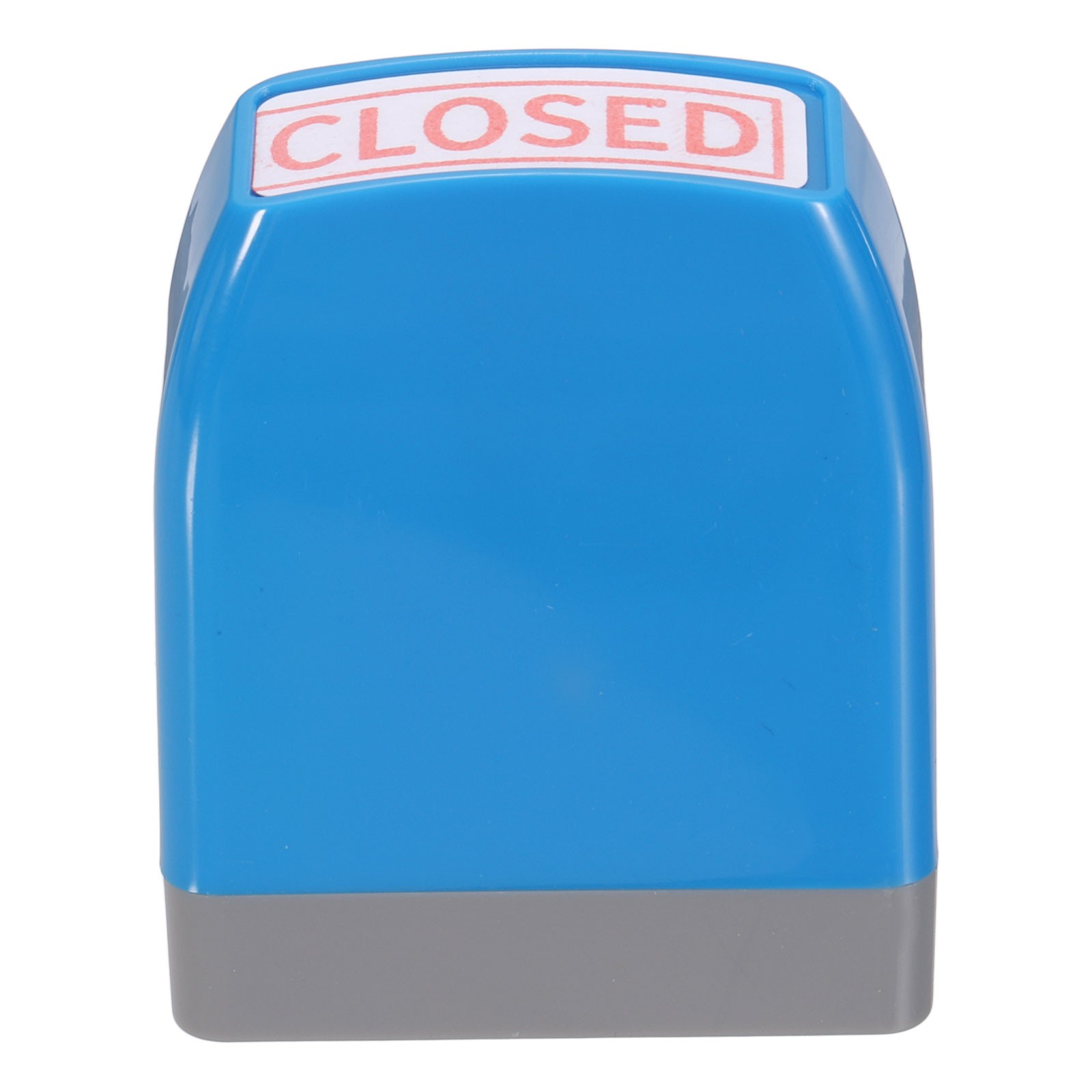 CLOSED Notice Stamp Self Inking, Blue