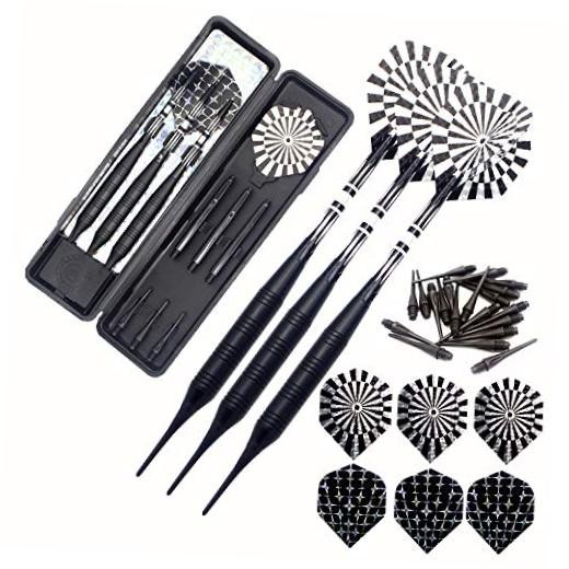 Soft Tip Darts Set for Electronic Dart Board 22g Plastic Tip Darts Set with
