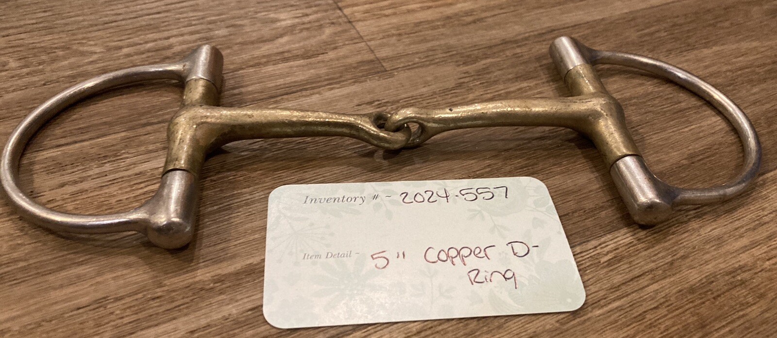 5” Copper Mouth D Ring Single Joint Bit