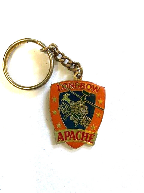 Apache Longbow AH-64D Key Ring United States Army Keychain