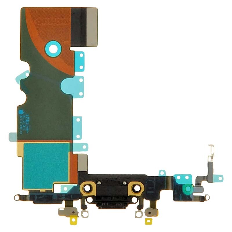Flex Cable Charge Port Assembly for Apple iPhone 8 SE 2nd Gen Black Replacement