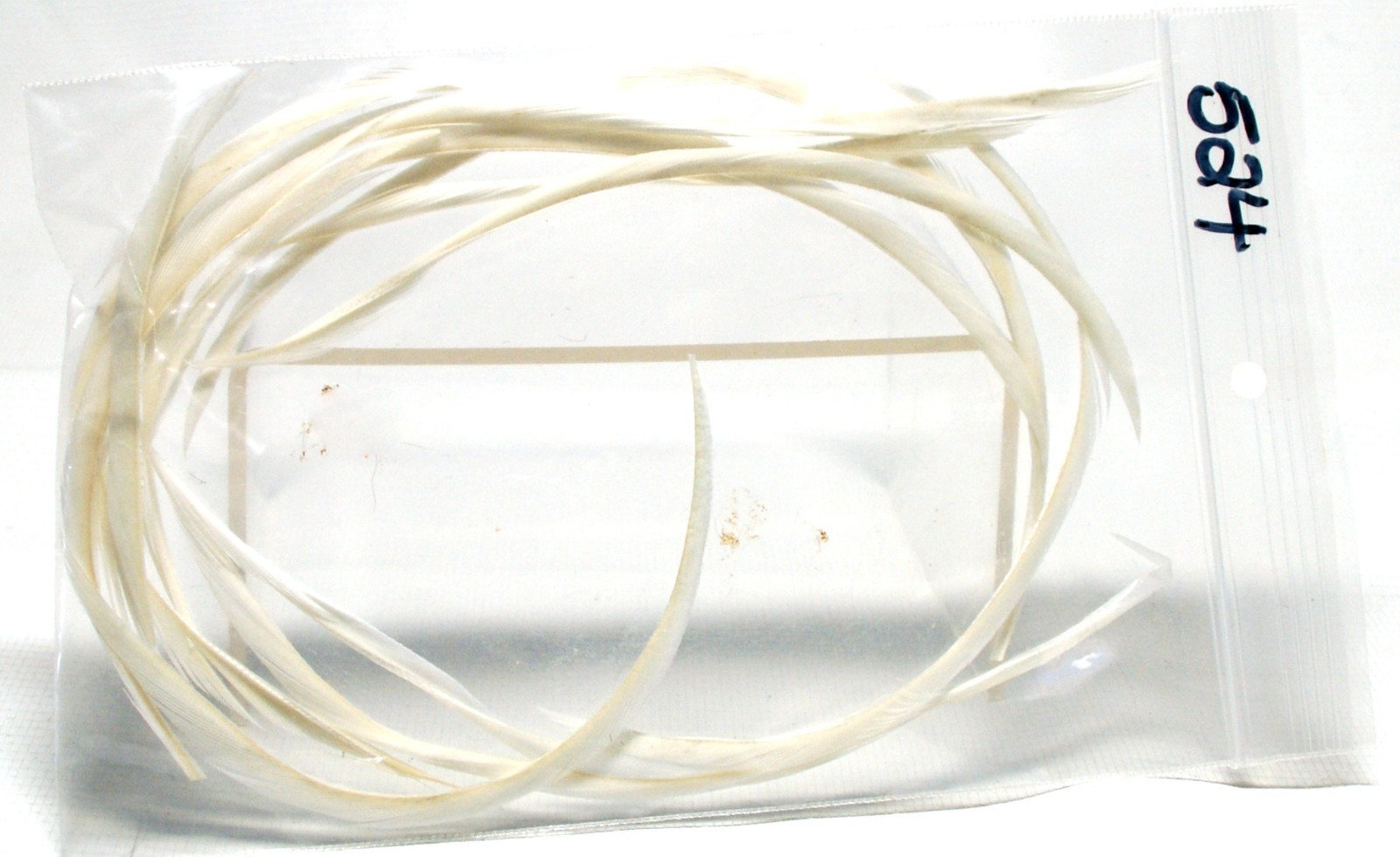 Stripped Goose Biot Hareline Dubbing White #524