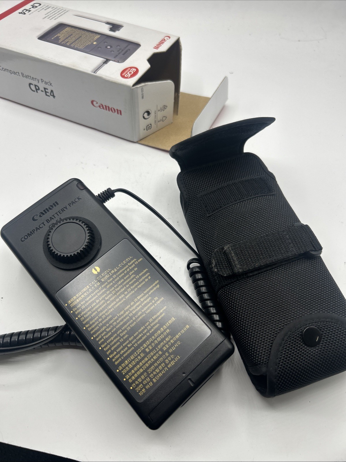 Canon CP-E4 Compact Battery Pack for Speedlite UNTESTED #204