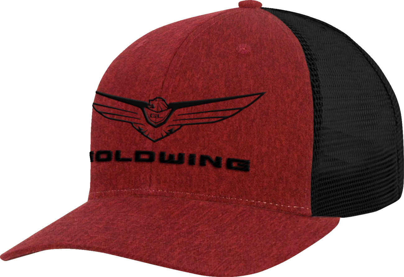 Honda Apparel Goldwing Hat Heather Red Black NP21A-H2491