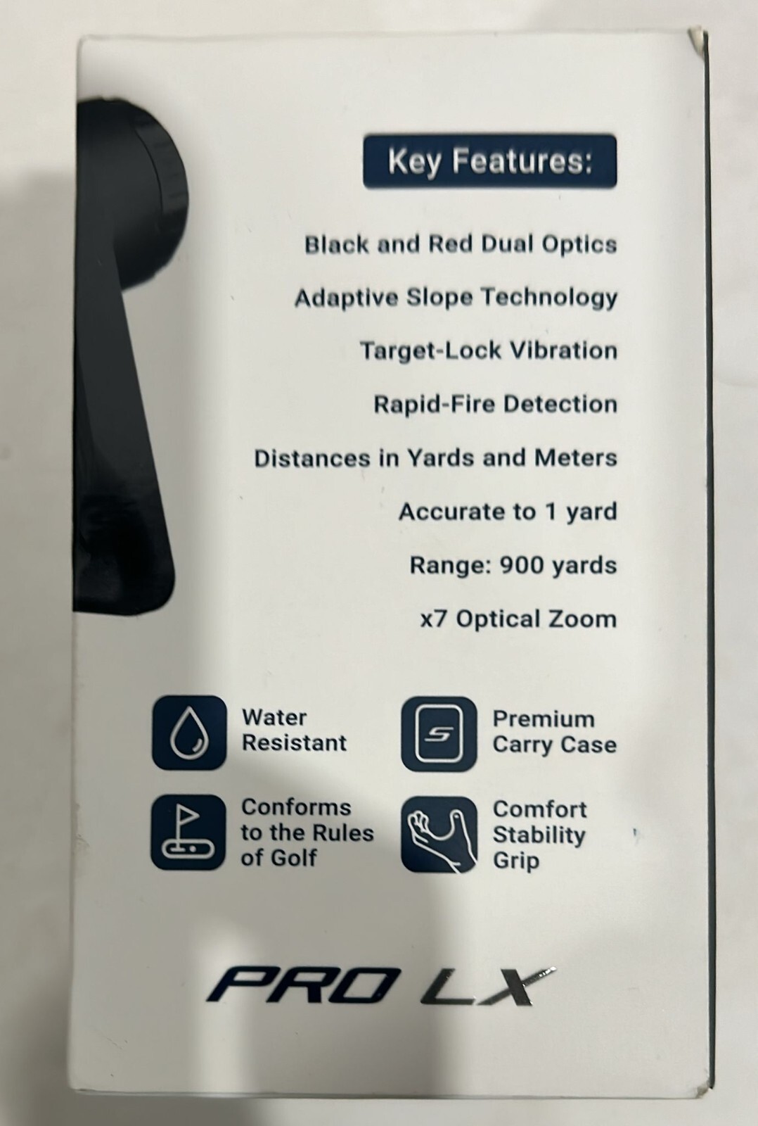 Shot Scope Golf Pro LX Laser Rangefinder, Open Box (A2)