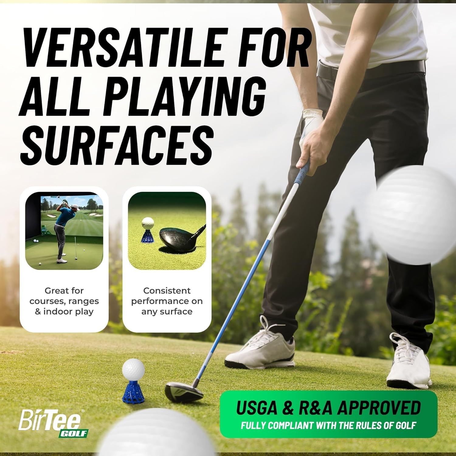 Enhanced Flexibility Golf Tees - 8 Pack
