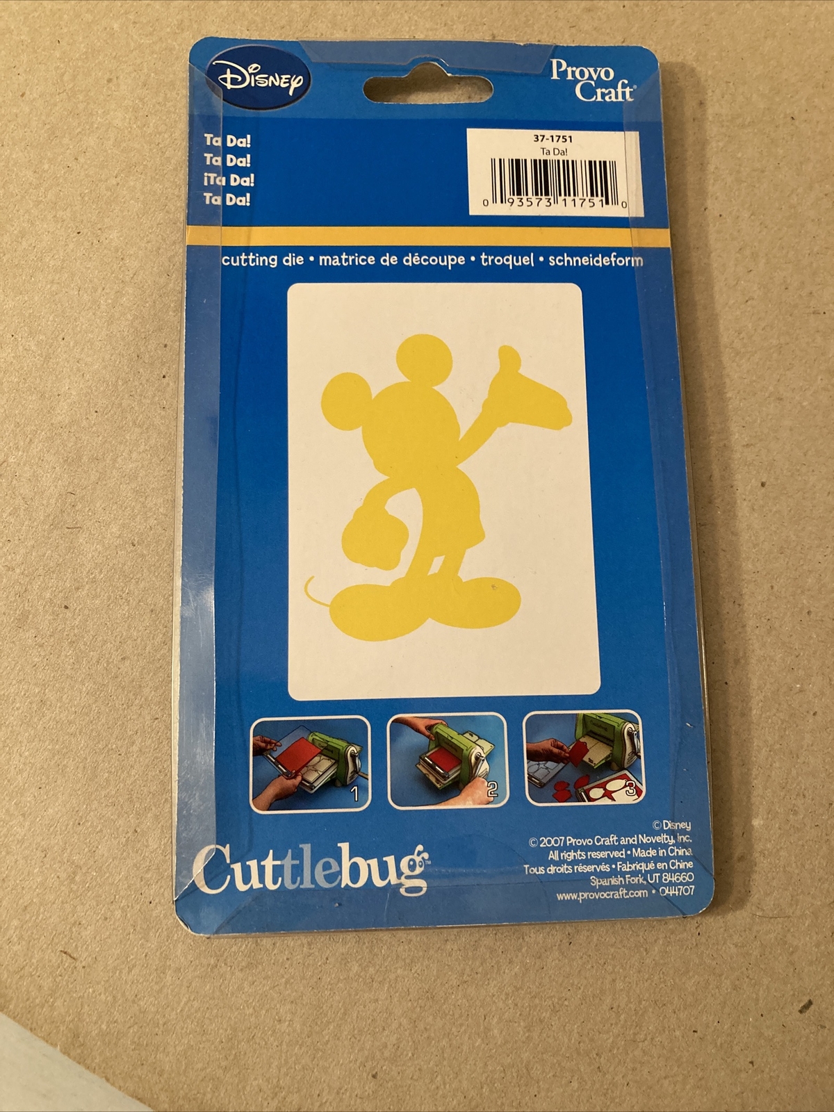 DISNEY MICKEY MOUSE ARIEL NEMO CUTTLEBUG CUTTING DIE PROVO CRAFT (7)