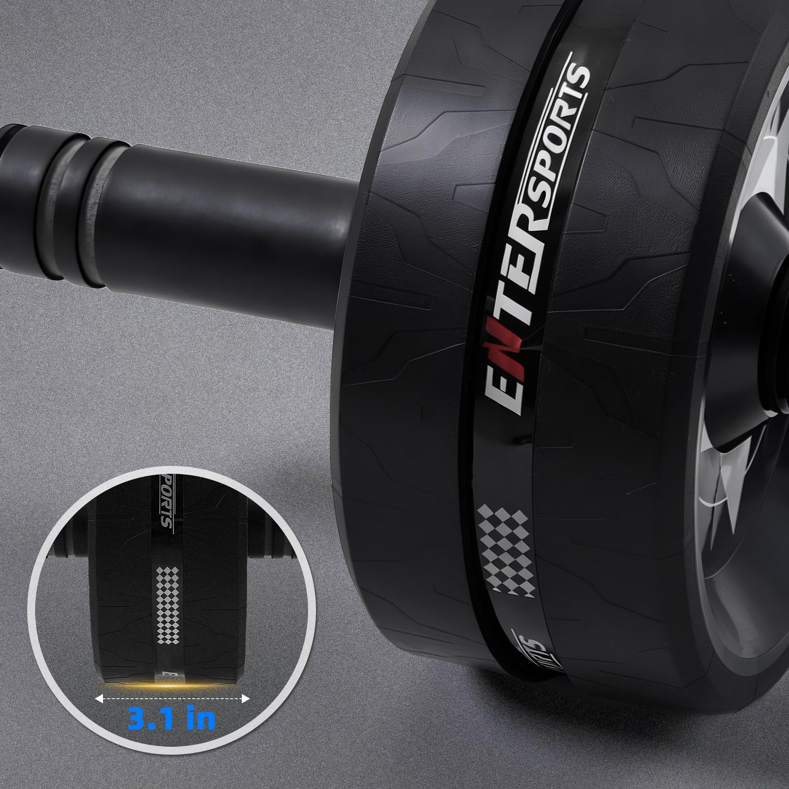 Ab Roller Wheel for Abs Workout - Core Strength Training Equipment with Knee