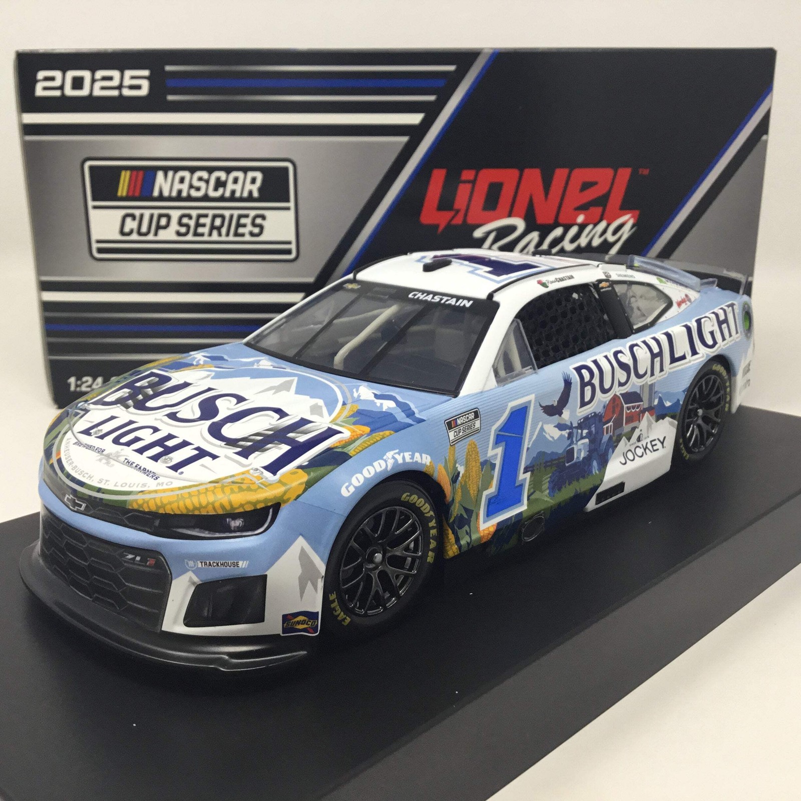 Ross Chastain 2025 Busch Light Farming Foil Number 1:24 Diecast