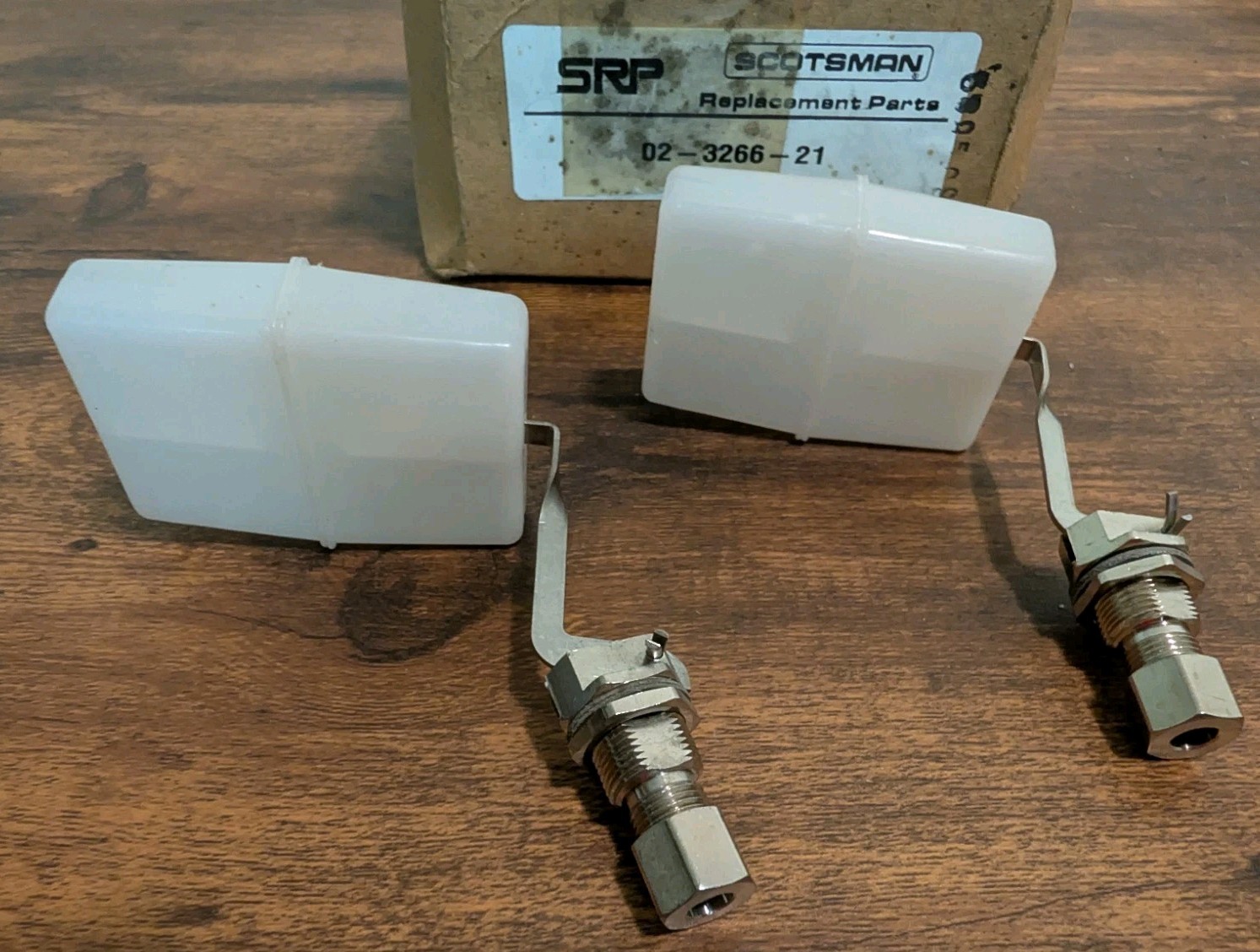 Scotsman Replacement Parts SRP 02-3266-21 Float And Arm Replacement Lot Of 2