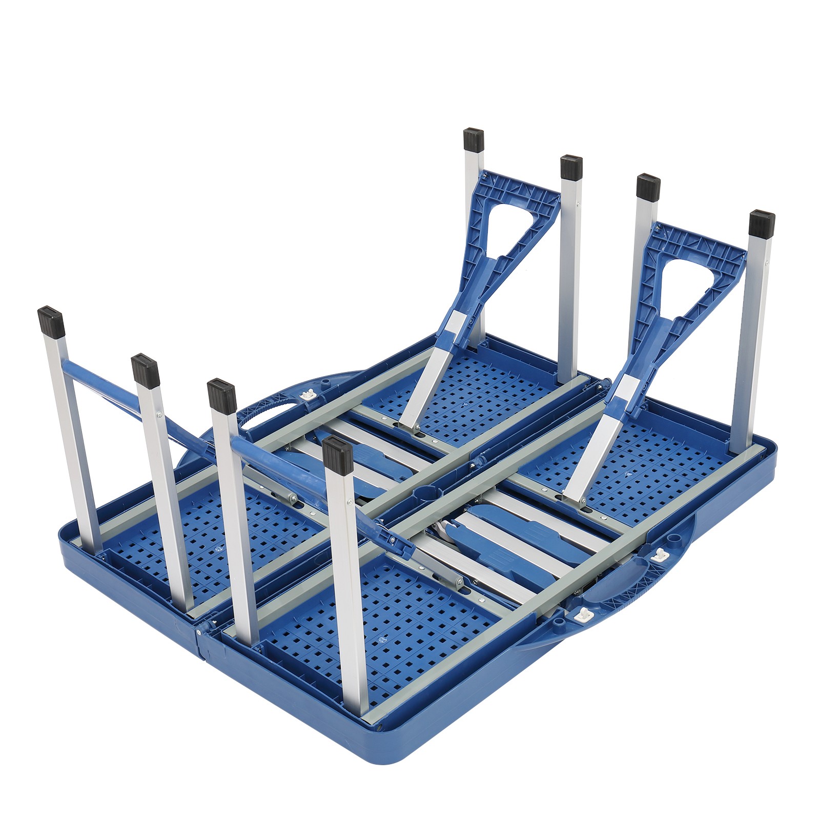 】Siamese Folding Tables and Chairs-Plastic PS Thickening