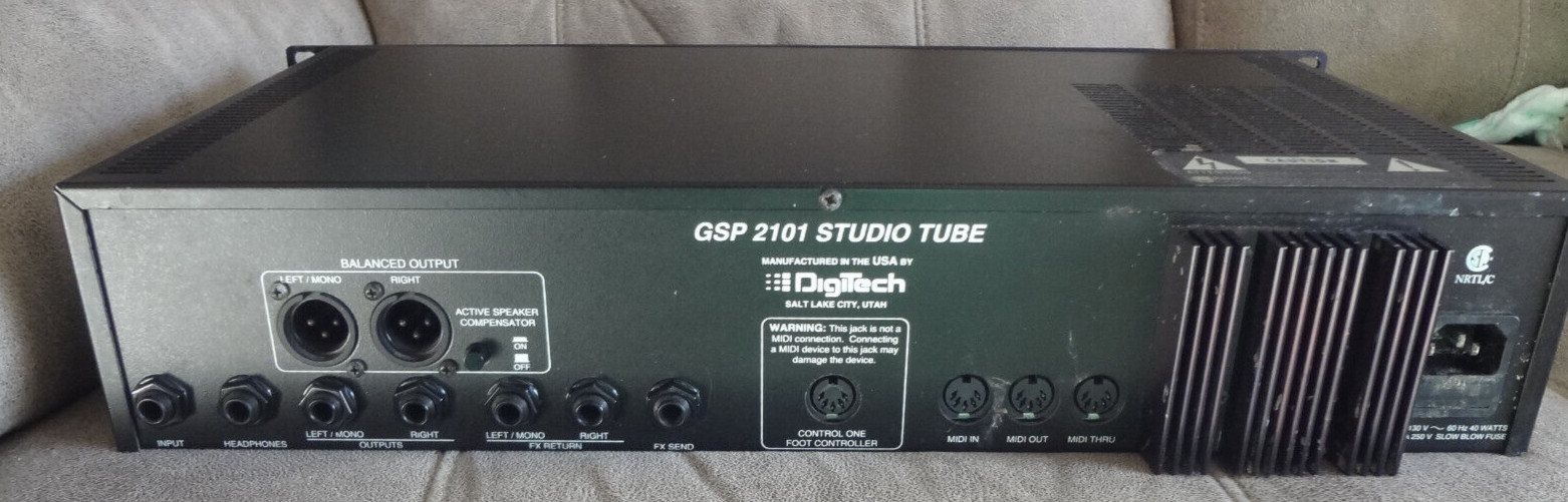 Digitech GSP-2101 Studio Tube Preamp/Multi Effects Guitar Processor