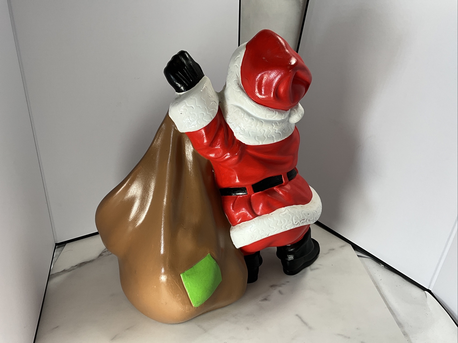 Vintage 1970 Byron Ceramic Santa Planter