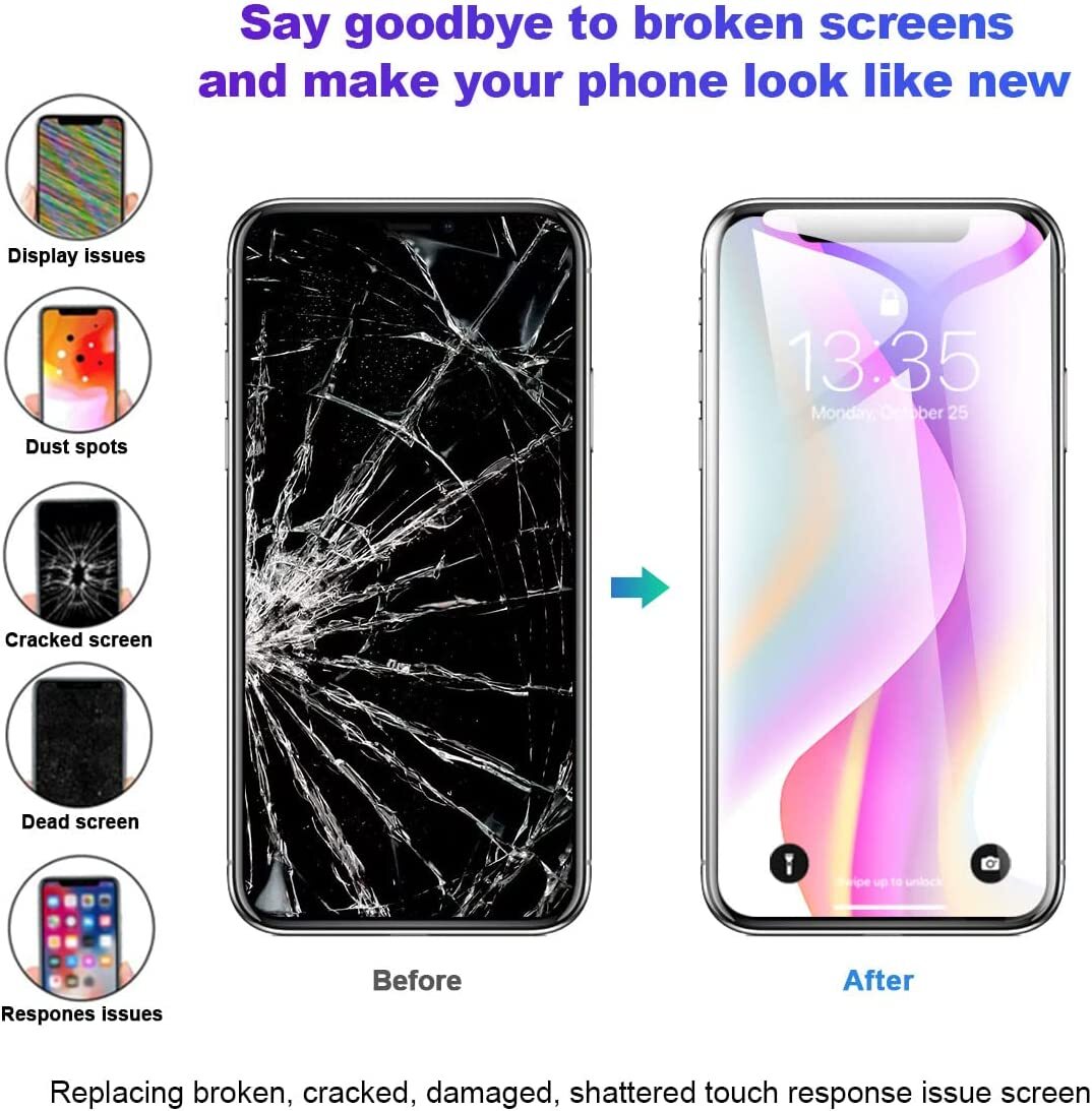 For iPhone 11 Pro Max LCD OLED Display Touch Screen Replacement Digitizer Lot