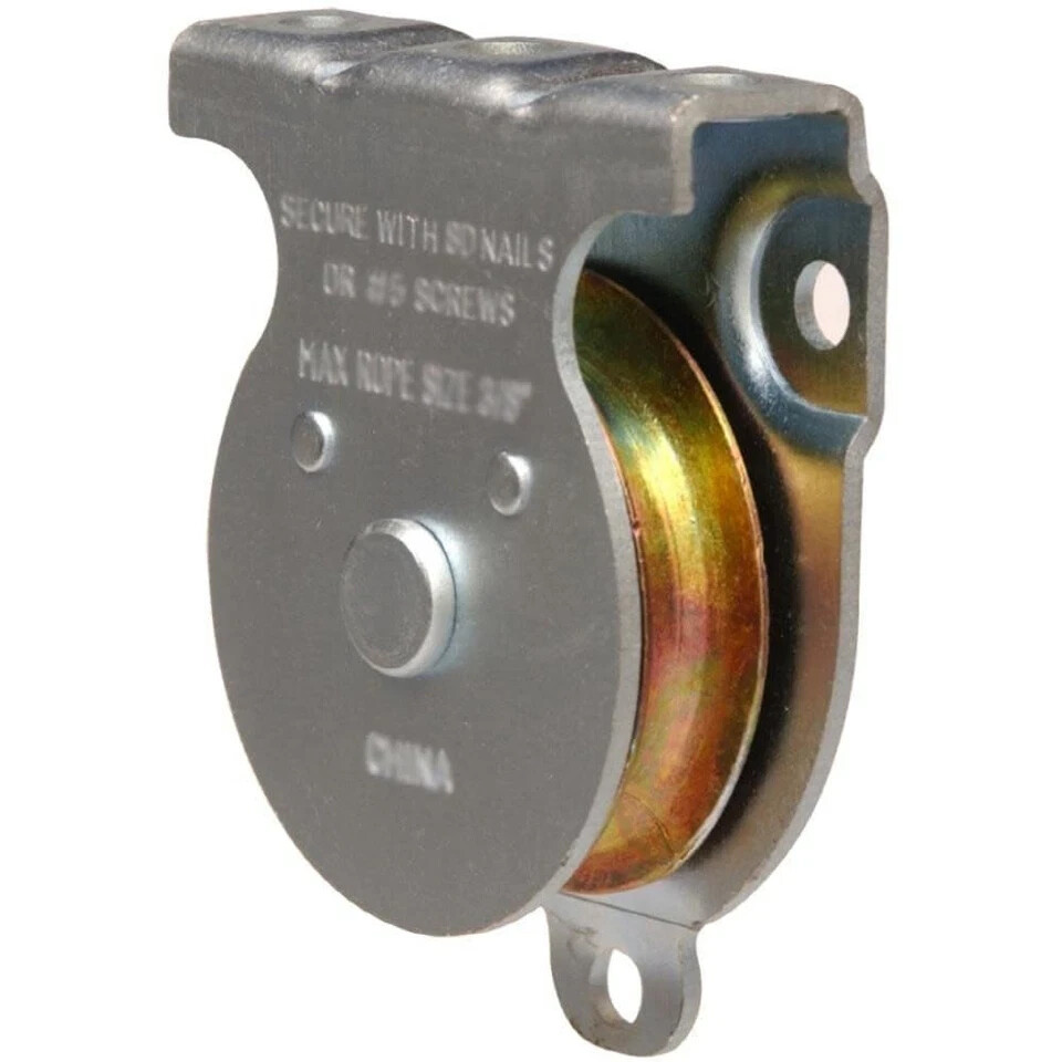 Pulley, Wall/Ceiling Mount, Heavy-Duty Steel, 2-In. T7550502