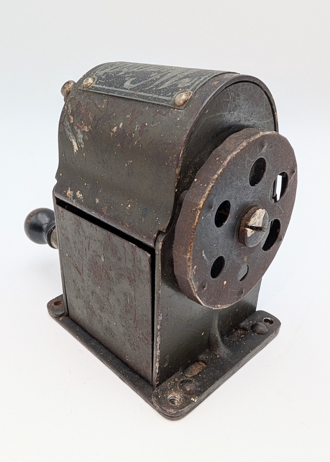 Vintage Wizard Automatic Pencil Sharpener Early 1900's Wall or Desk Mount