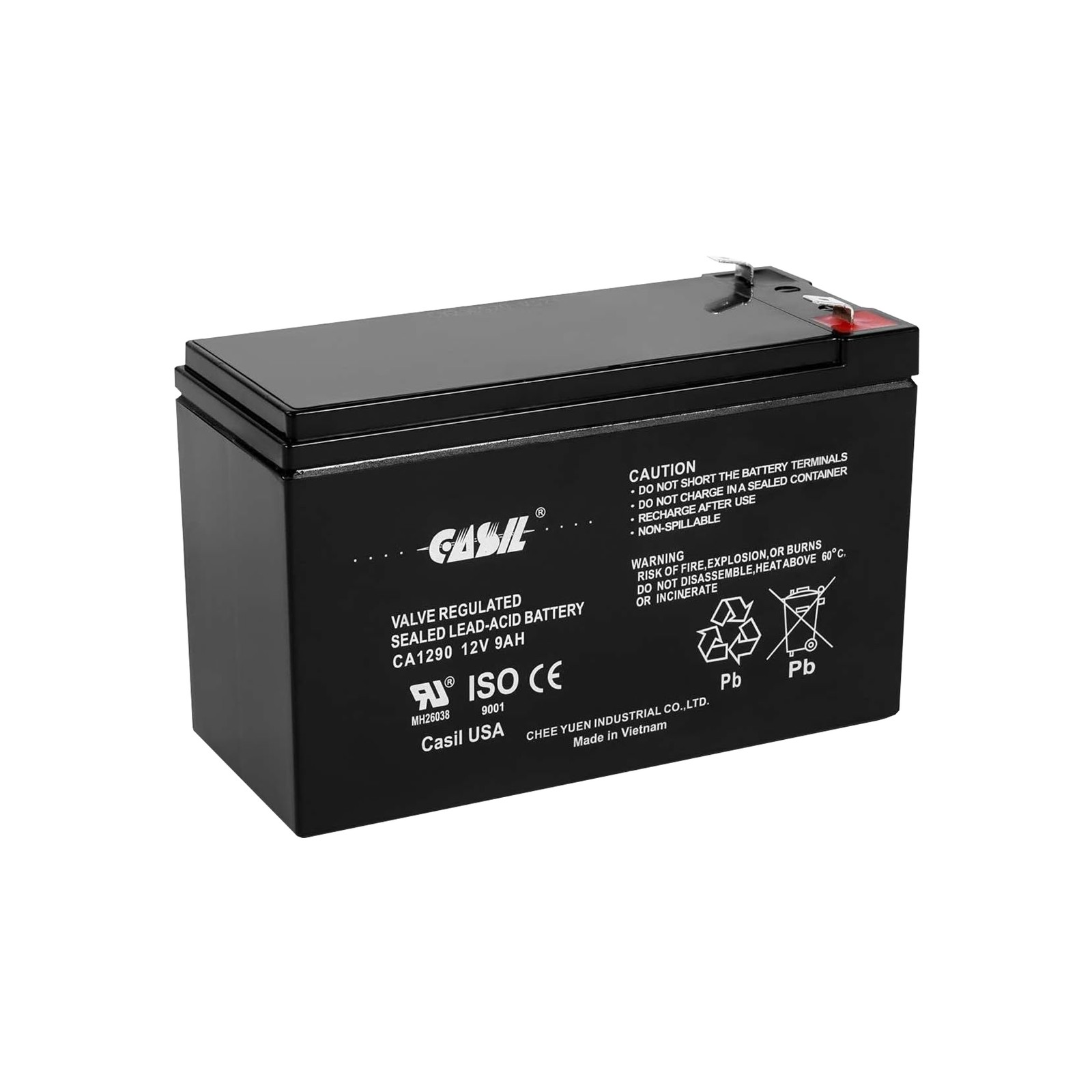 12V 9Ah SLA Replacement Battery for Monster Rockin Roller 3 Speaker