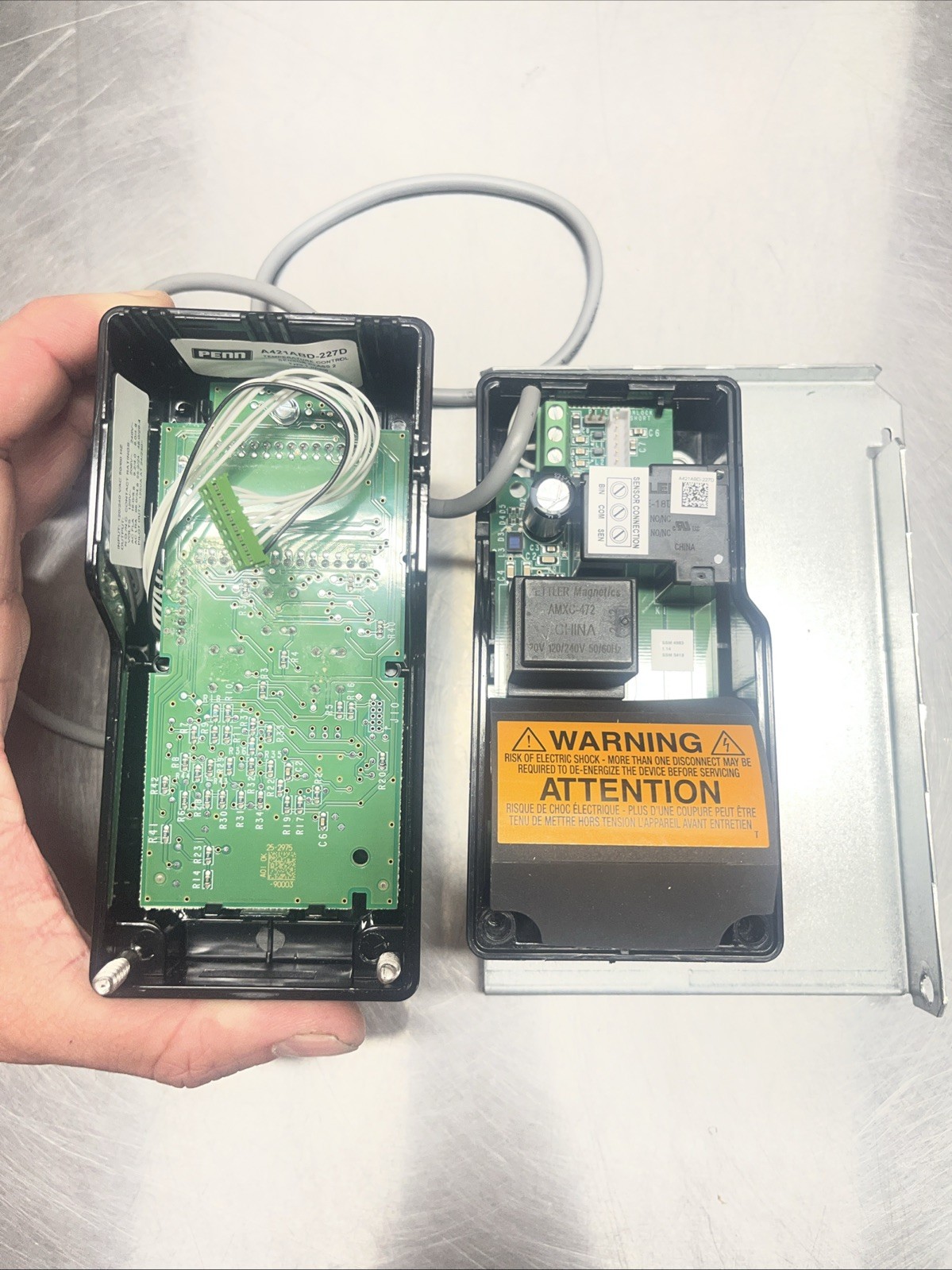 Johnson Controls A421abd-227D Temperature Control, Temperature Thermostat