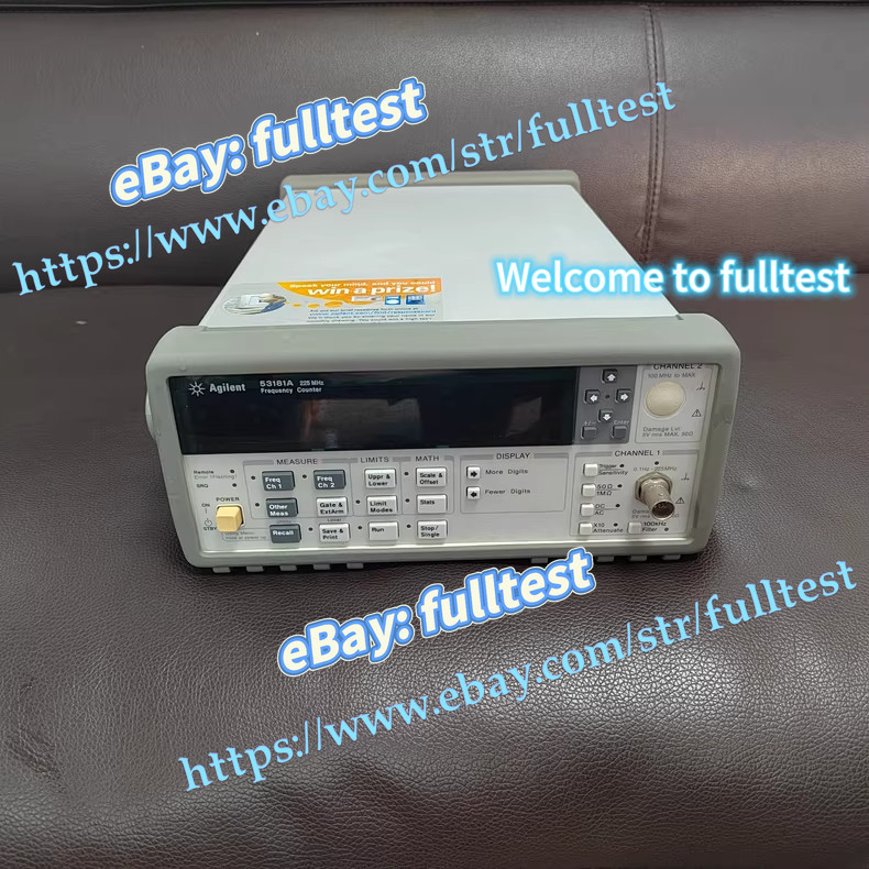 HP/Keysight Agilent 53181A Universal Frequency Counter 225MHZ 100% Test-fulltest