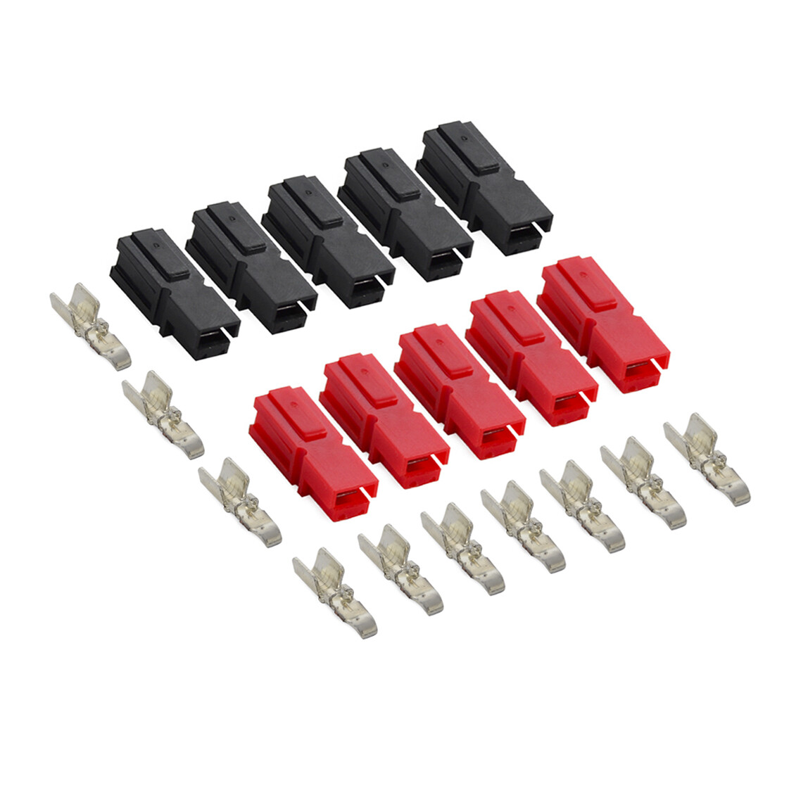 5Pairs 45A 600V Power Marine Connector Plug Pole Red Black