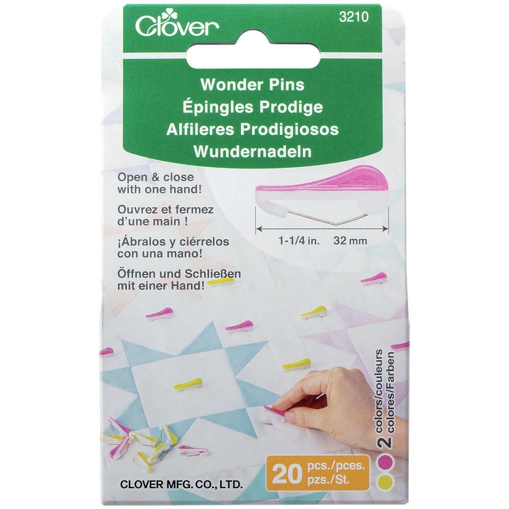 Clover Wonder Pins 20/Pkg 3210
