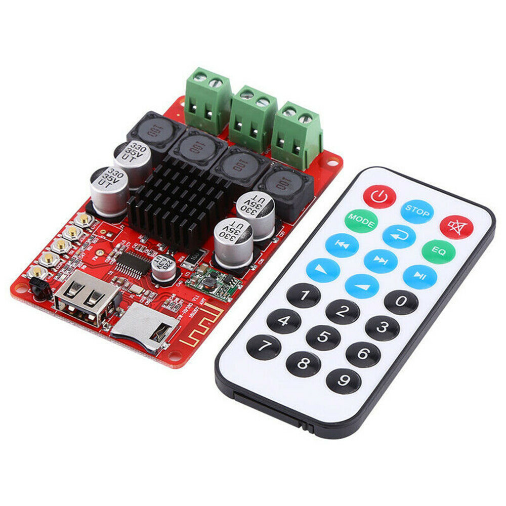 TPA3116 Bluetooth Audio Receiver Power Amplifier Board 2*50W w/ Remote Control