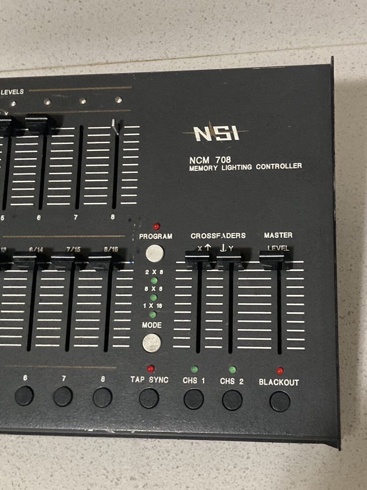 NSI memory lighting controller model NCM 708 pre-owned untested