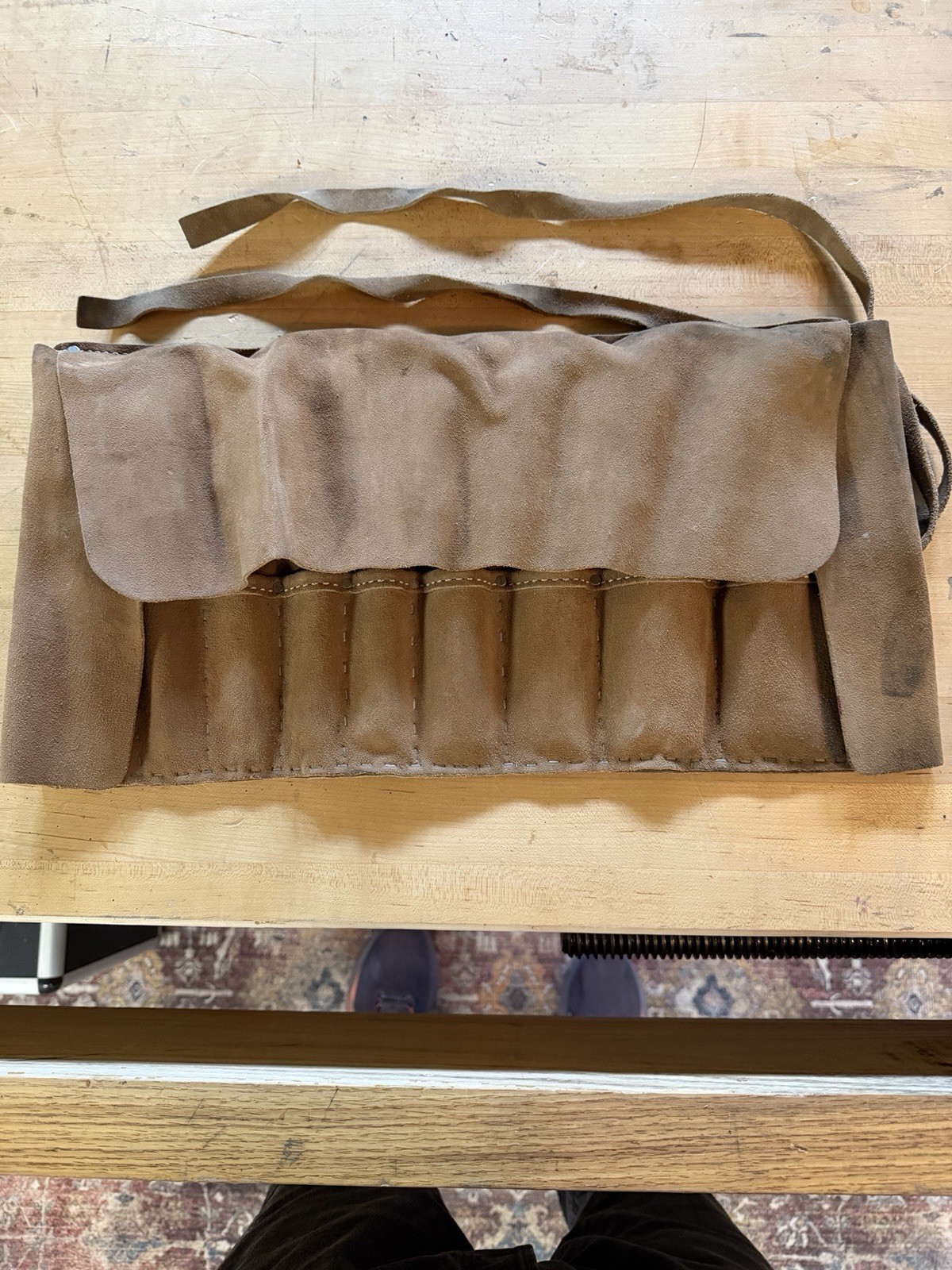 STANLEY No 60 - 9 PIECE CHISEL SET W/Leather Roll