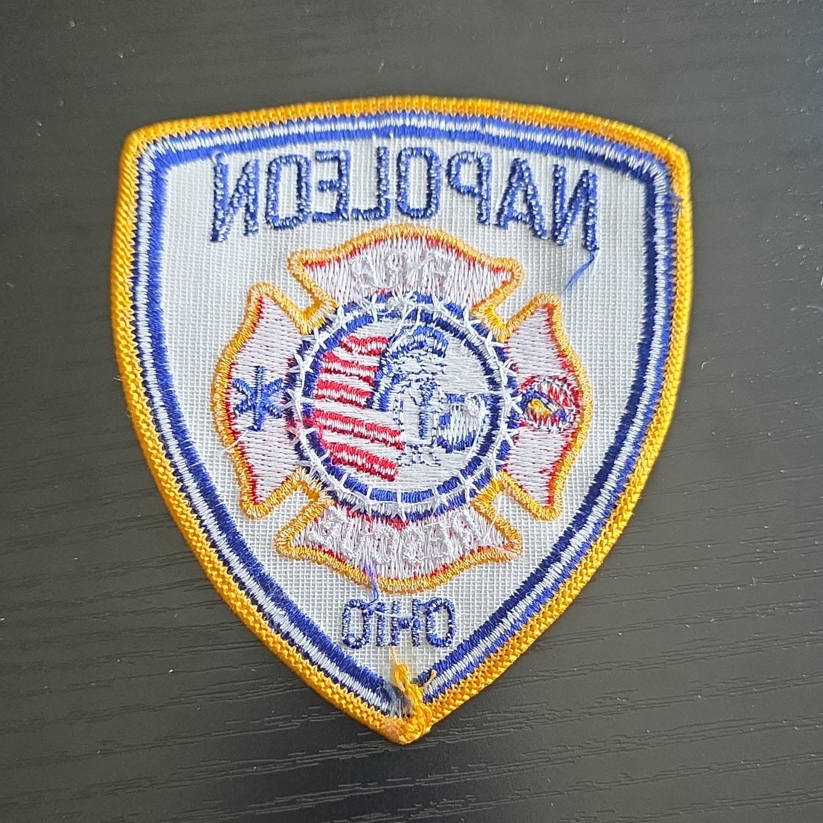 OH - Napoleon Fire Rescue Firefighting Patch Collectible