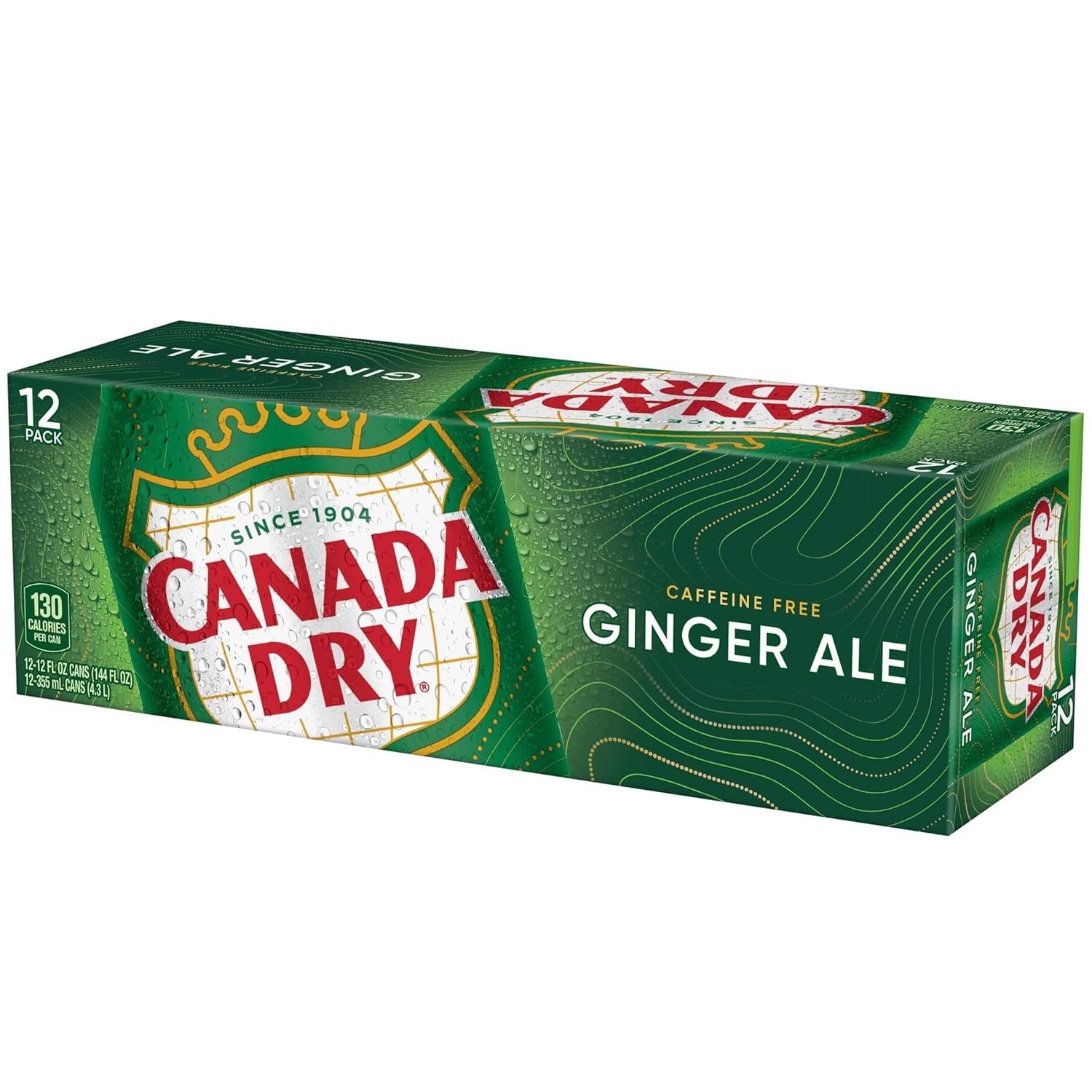 Ginger Ale Soda, 12 fl oz cans, 12 pack