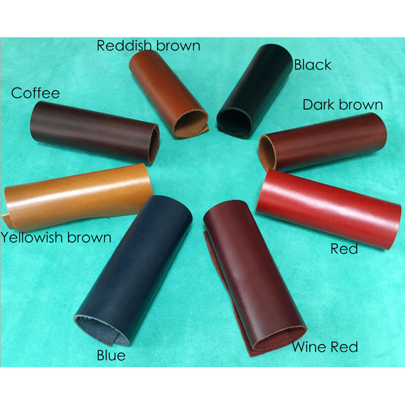 Pull up oil tanned wax leather full grain cowhide Leathercraft Diy material